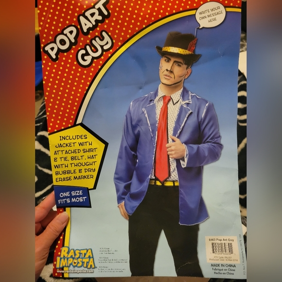 Pop Art Blazer Adult Costume Male main image 1